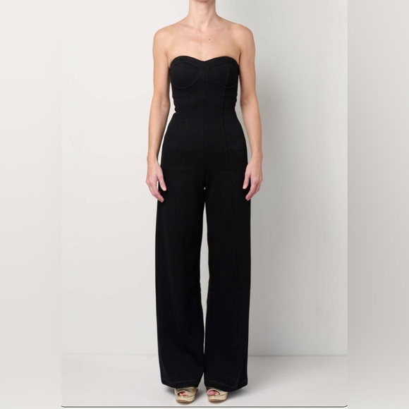 Victor Glemaud Strapless Jumpsuit